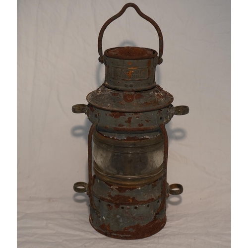 658 - Old boat oil lamp 10