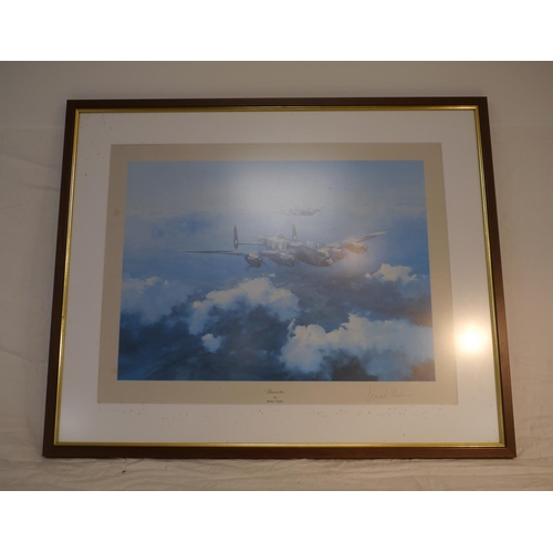 694 - Framed Lancaster print by Robert Taylor