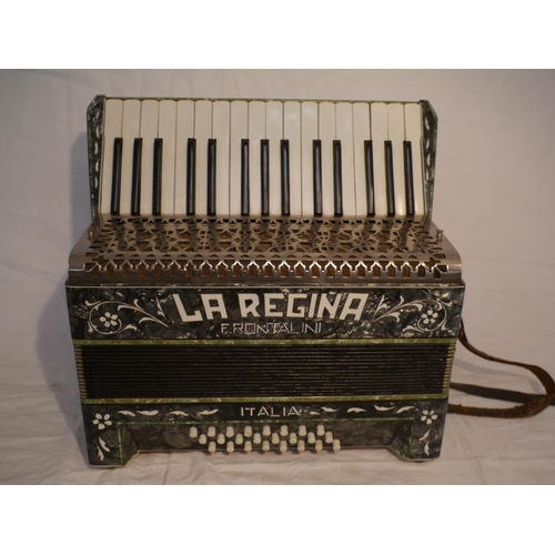 703 - La Regina Frontalini accordion. Working order