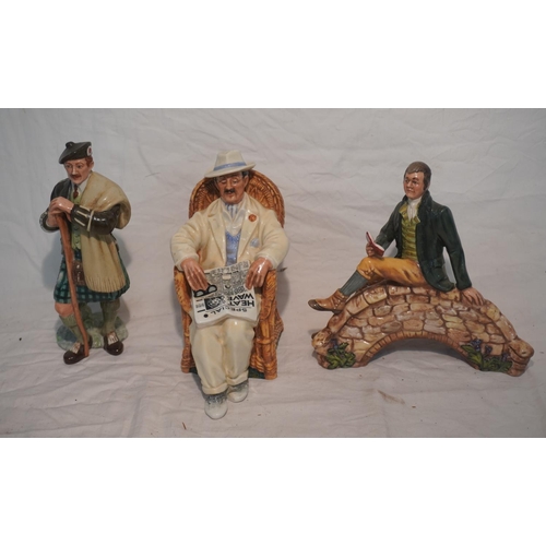764 - 3 Royal Doulton figures including 