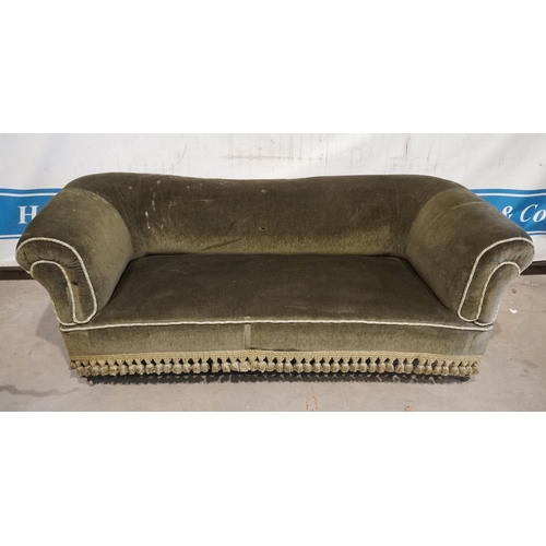 8 - Upholstered settee 6ft
