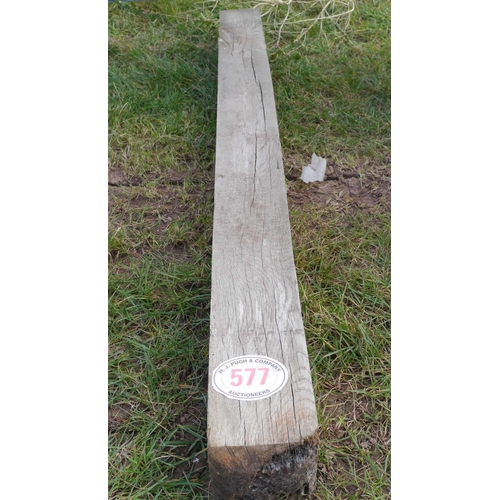 Oak post 6ft