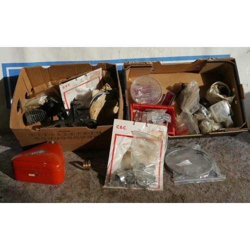 100 - Mixed motorcycle spares
