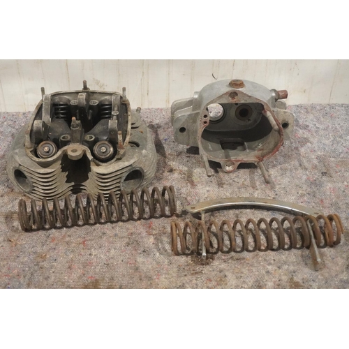 128 - BSA A65 cylinder head and gearbox case