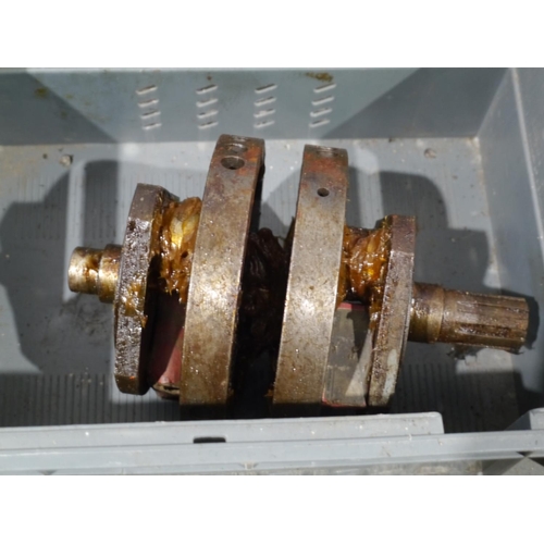 205 - Matchless G9 crankshaft with bearings ready for use