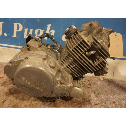 331 - Kawasaki Z200 1980's engine with 170PSI compression, starter motor, clutch and generator