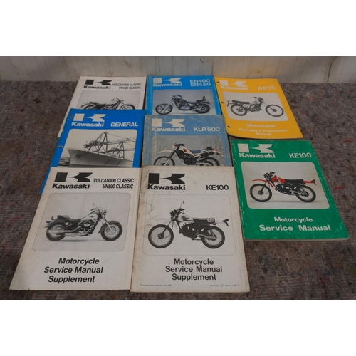 347 - Selection of Kawasaki service manuals