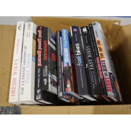 368 - Assortment of super bikes and car books