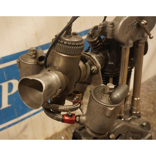 372 - JAP 500 4B big port head long track racing engine. Dellorto SS1 42mm twin float carb,  new rotor arm... 