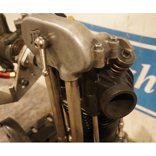 372 - JAP 500 4B big port head long track racing engine. Dellorto SS1 42mm twin float carb,  new rotor arm... 