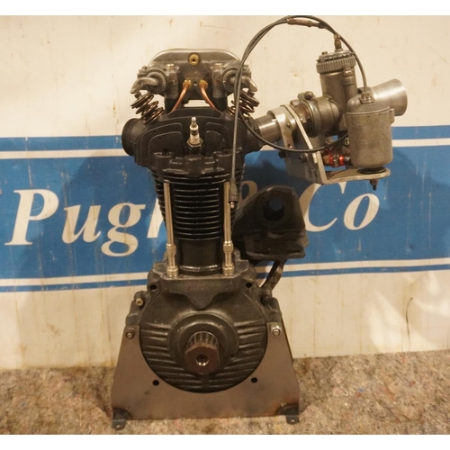 372 - JAP 500 4B big port head long track racing engine. Dellorto SS1 42mm twin float carb,  new rotor arm... 