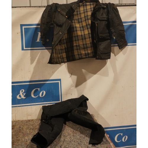 401 - Belstaff jacket size 42 and trousers size XS