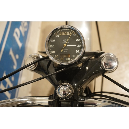 611 - AJS 16M Competition motorcycle. 1949. 350cc. Frame no. 1767C. Very well restored out of a private co... 