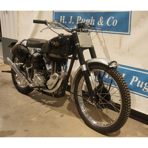 611 - AJS 16M Competition motorcycle. 1949. 350cc. Frame no. 1767C. Very well restored out of a private co... 