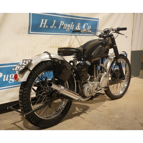 611 - AJS 16M Competition motorcycle. 1949. 350cc. Frame no. 1767C. Very well restored out of a private co... 