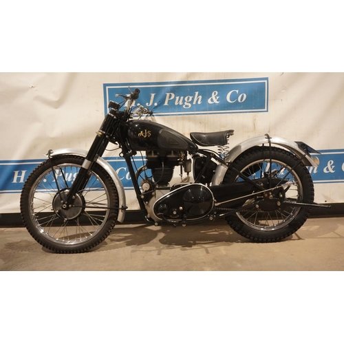 611 - AJS 16M Competition motorcycle. 1949. 350cc. Frame no. 1767C. Very well restored out of a private co... 