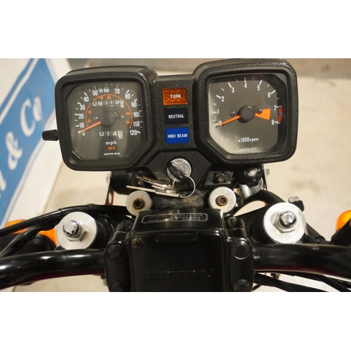 613 - Honda FT500 Ascot motorcycle. 1983. MOT til Feb 2022. 8719miles showing. Imported, registered on 9.3... 