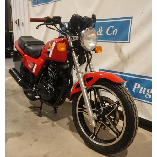 613 - Honda FT500 Ascot motorcycle. 1983. MOT til Feb 2022. 8719miles showing. Imported, registered on 9.3... 