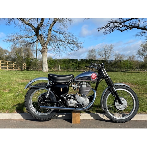 615 - BSA DBD34 Goldstar motorcycle. 1958. Reregistered in 2021. 499cc. Frame no. CB328078. Engine No. DBD... 