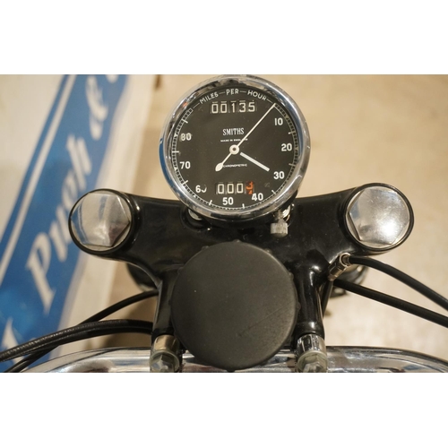 615 - BSA DBD34 Goldstar motorcycle. 1958. Reregistered in 2021. 499cc. Frame no. CB328078. Engine No. DBD... 