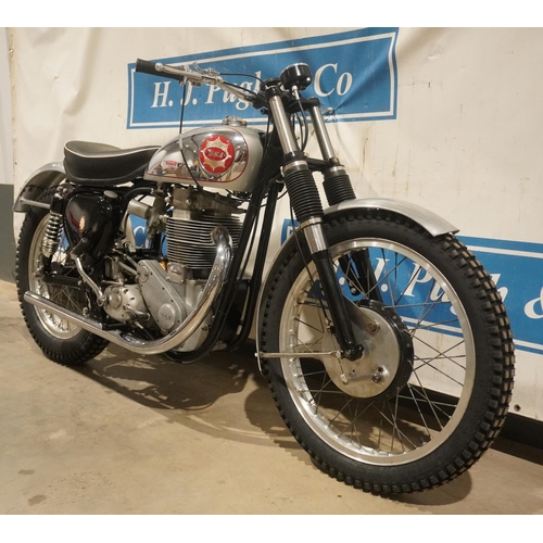 615 - BSA DBD34 Goldstar motorcycle. 1958. Reregistered in 2021. 499cc. Frame no. CB328078. Engine No. DBD... 