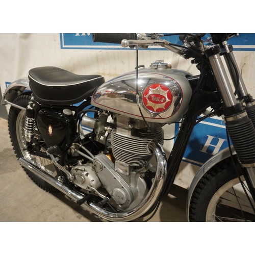 615 - BSA DBD34 Goldstar motorcycle. 1958. Reregistered in 2021. 499cc. Frame no. CB328078. Engine No. DBD... 