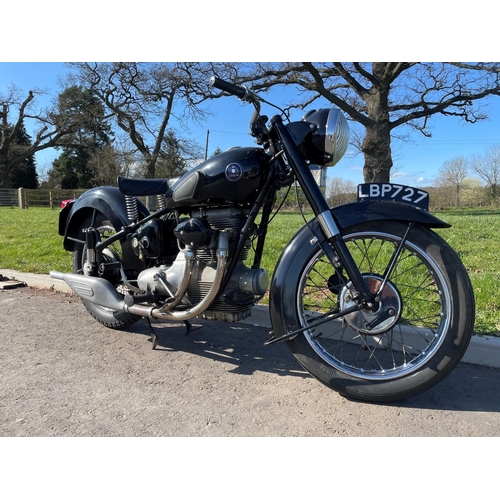 616 - Sunbeam S8 motorcycle. 1949. 487cc. Frame No-S8925 Engine No-S81332. This bike has been with the own... 