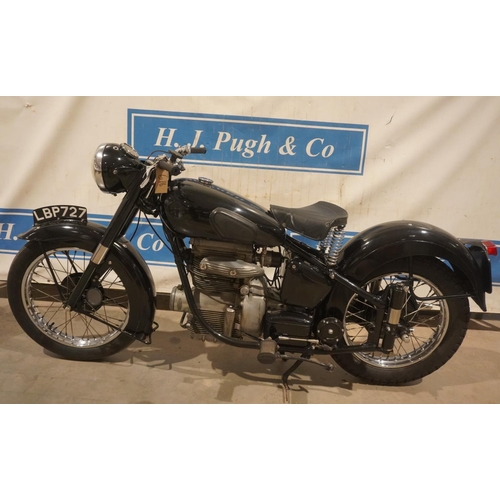 616 - Sunbeam S8 motorcycle. 1949. 487cc. Frame No-S8925 Engine No-S81332. This bike has been with the own... 