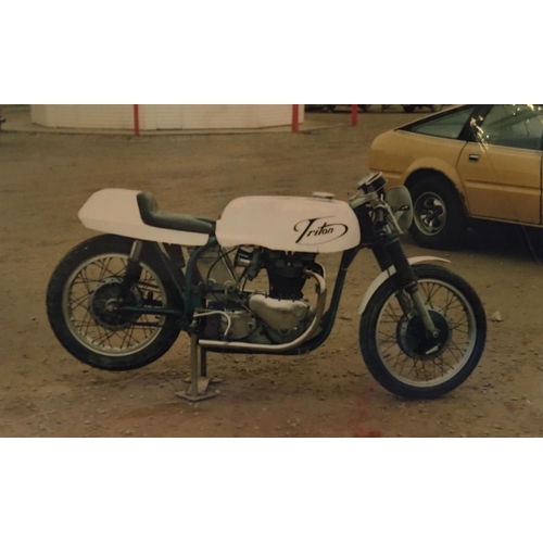 618 - Norton Triton motorcycle. 1970. 650cc. Frame No- 12271336. Triumph Tiger 100 engine. This bike has b... 