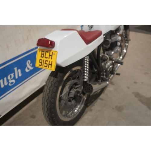 618 - Norton Triton motorcycle. 1970. 650cc. Frame No- 12271336. Triumph Tiger 100 engine. This bike has b... 