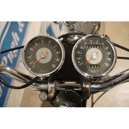 619 - Triumph Tiger T100 motorcycle. 1968. Matching engine and frame numbers. Starts and runs. This bike h... 