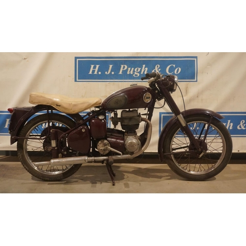 620 - Ariel Colt motorcycle. 1957. 200cc. Frame No- ST2399. Turns over, good project. Reg ROR 696. V5