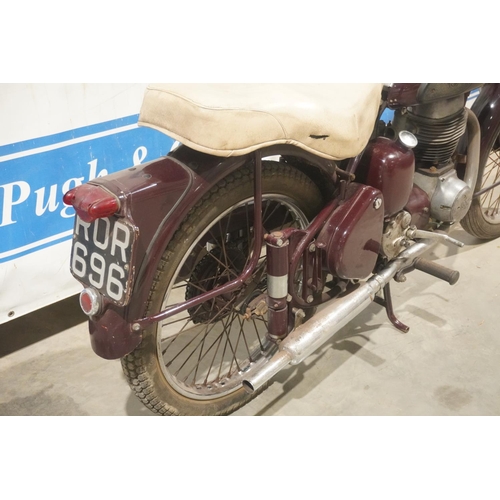 620 - Ariel Colt motorcycle. 1957. 200cc. Frame No- ST2399. Turns over, good project. Reg ROR 696. V5