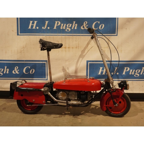 642 - Brockhouse Corgi motorcycle. 1948. 98cc. Frame No. 8116. Recently restored. Reg. NXS 678. V5