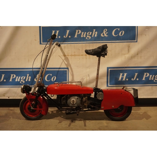 642 - Brockhouse Corgi motorcycle. 1948. 98cc. Frame No. 8116. Recently restored. Reg. NXS 678. V5