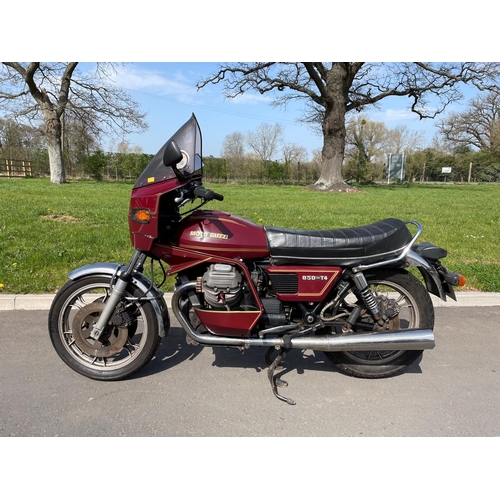 646 - Moto Guzzi 850-T4 motorcycle. 1984. 850cc. Frame no. VC22131. c/w workshop manual, spare parts and o... 