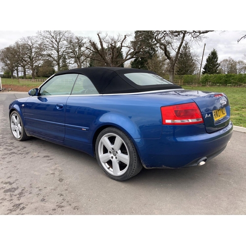 739 - Audi A4 TDI Quattro convertible. 2007. 66,000miles, only 2 owners from new. MOT until May 2021. Dies... 