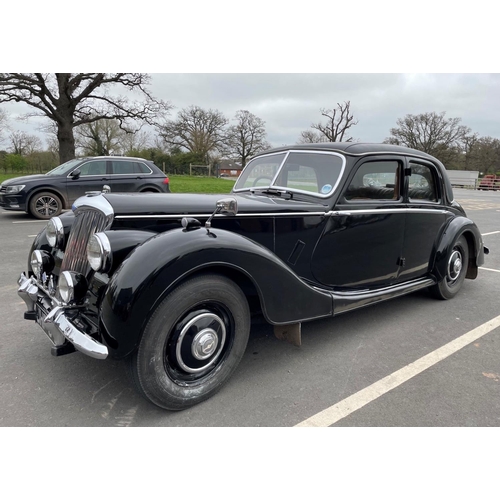 740 - Riley 5 door saloon. 1949. Only a 2 owner car. Runs and drives well. 2443cc 2.5L engine. Chassis No.... 