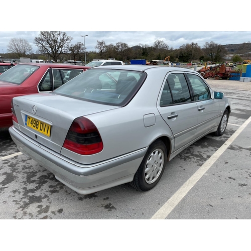 744 - Mercedes C180 Elegance 4 door saloon. 1999. Automatic petrol 1799cc. Runs. Mot until December 2021. ... 