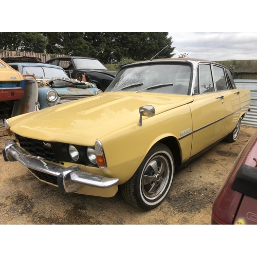 750 - Rover P6 3.5 4 door. 1972. V8 Engine, Cherry bomb exhausts, sports steering wheel. Includes 2 extra ... 