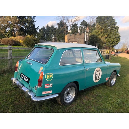 751 - Austin A40 Race replica 2 door hatchback. 948cc. 1962. New 6” wheels & tyres. Brakes don’t work. Reg... 