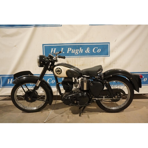 722 - BSA C12 motorcycle. 1957. 250cc. Frame no. EC1213478. Engine no. BC11G27050. V5 has been applied for... 