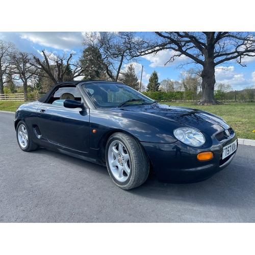 762 - MGF 2 door Sports car. 1999. Runs and drives. No MOT. This car has been stood since its last MOT ran... 