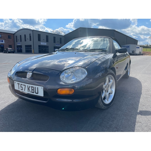 762 - MGF 2 door Sports car. 1999. Runs and drives. No MOT. This car has been stood since its last MOT ran... 