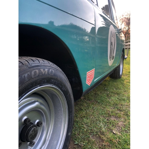 751 - Austin A40 Race replica 2 door hatchback. 948cc. 1962. New 6” wheels & tyres. Brakes don’t work. Reg... 