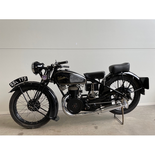 644 - Velocette GTP motorcycle. Restored some years ago, last on road in 2001. Log book on DVLA database. ... 