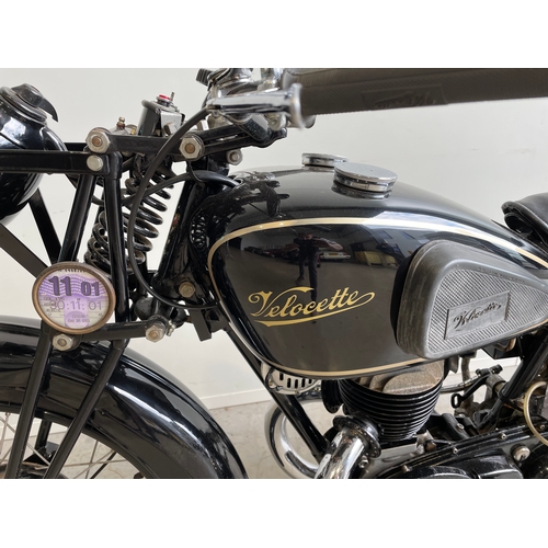 644 - Velocette GTP motorcycle. Restored some years ago, last on road in 2001. Log book on DVLA database. ... 