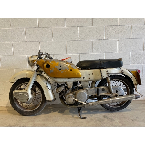 619B - Ariel Arrow restoration project with golden arrow parts 1963. 247cc. Reg. AFW 796A. c/w copy of V5C ... 