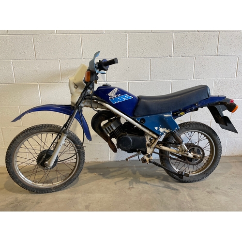 619D - Honda MT50 motorcycle. Reg. H56 NKG. c/w copy of V5, new keeper slip, expired MOT