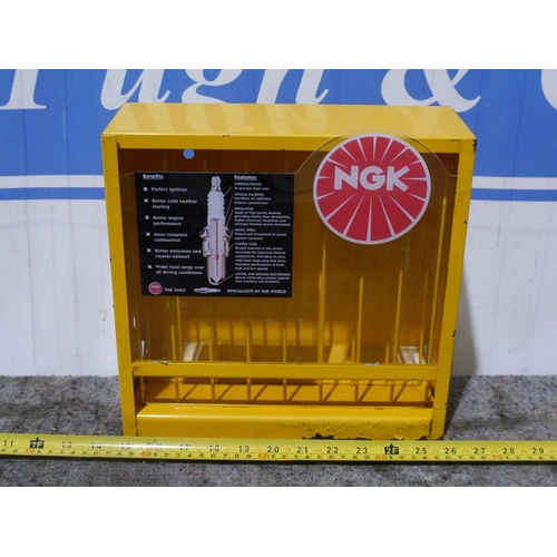 162 - NGK Spark Plug cabinet 11x11